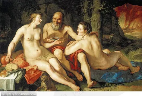 西方油画作品--一个男人和他的二个妻子世界名画 西方油画作品--一个男人和他的二个妻子世界名画