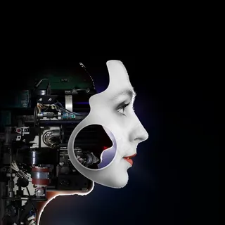 创意未来科技机器人人物素材图片