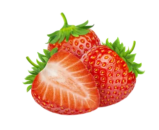 草莓 (14)水果超市商品白底图免抠实物摄影png格式图片透明底