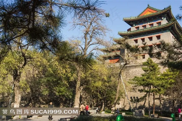老北京旅游文化城墙建筑景观
