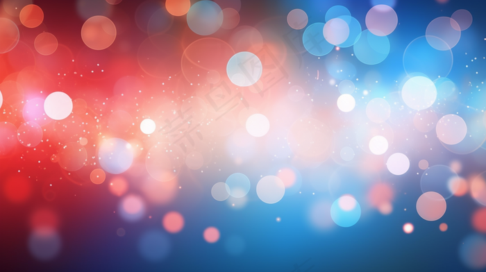 闪光抽象灯彩色的灰尘和光芒豪华散景背景