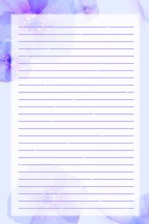 简约信纸模板图片