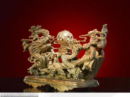 中华传统工艺品木雕龙