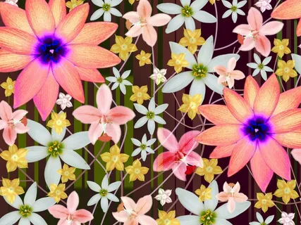 图片设计素材背景鸟语花香