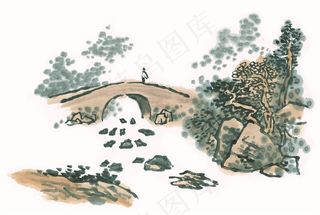 山石文化艺术图片素材