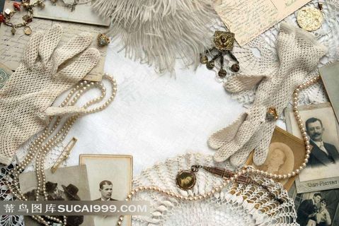 欧式凌乱的物品摆设