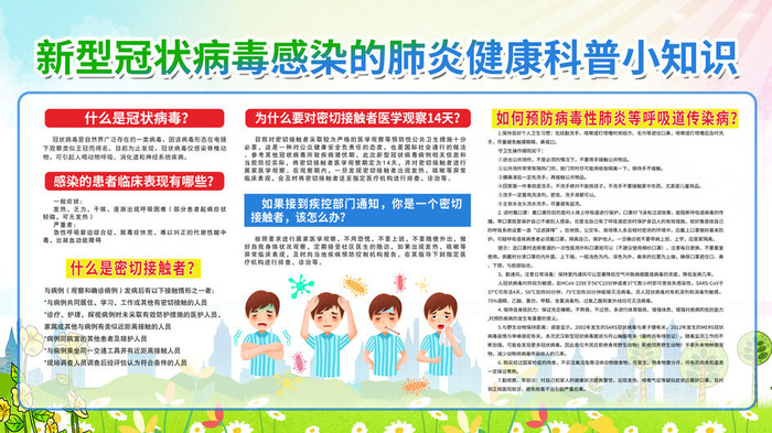 医疗卫生预防新冠战胜疫情宣传展板psd模版下载