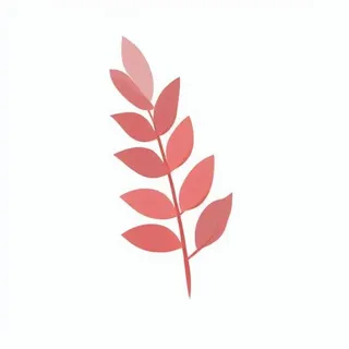 一支草插画手绘png免抠