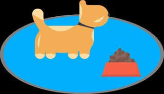 2.5d狗宠物插画小图标素材