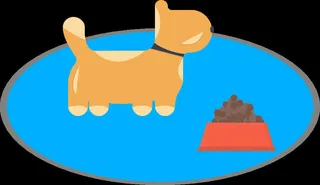 2.5d狗宠物插画小图标素材