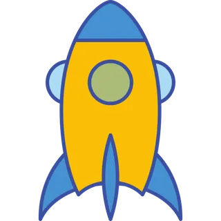 火箭简笔画图标