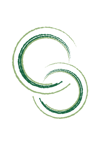 绿色几何画册免抠元素