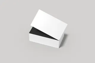 企业质感多张名片样机