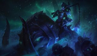 英雄联盟人物原画死亡骑士-瑟庄妮