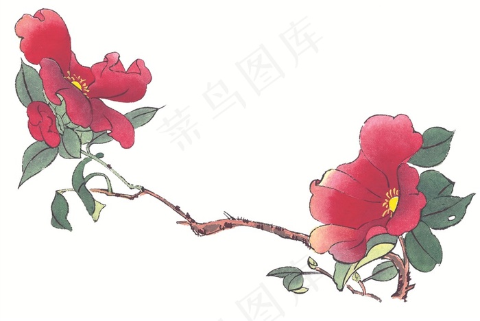 写意花卉设计美图素材