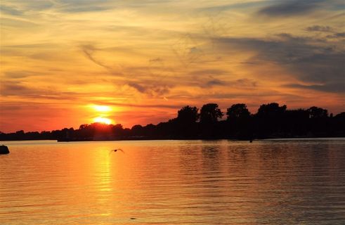 醉美夕阳摄影图片