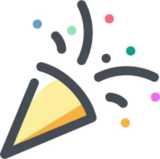 五彩纸屑 PNG免抠