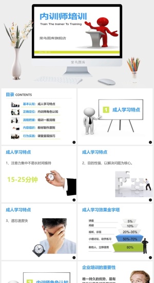 内训师培训PPT课件预览图