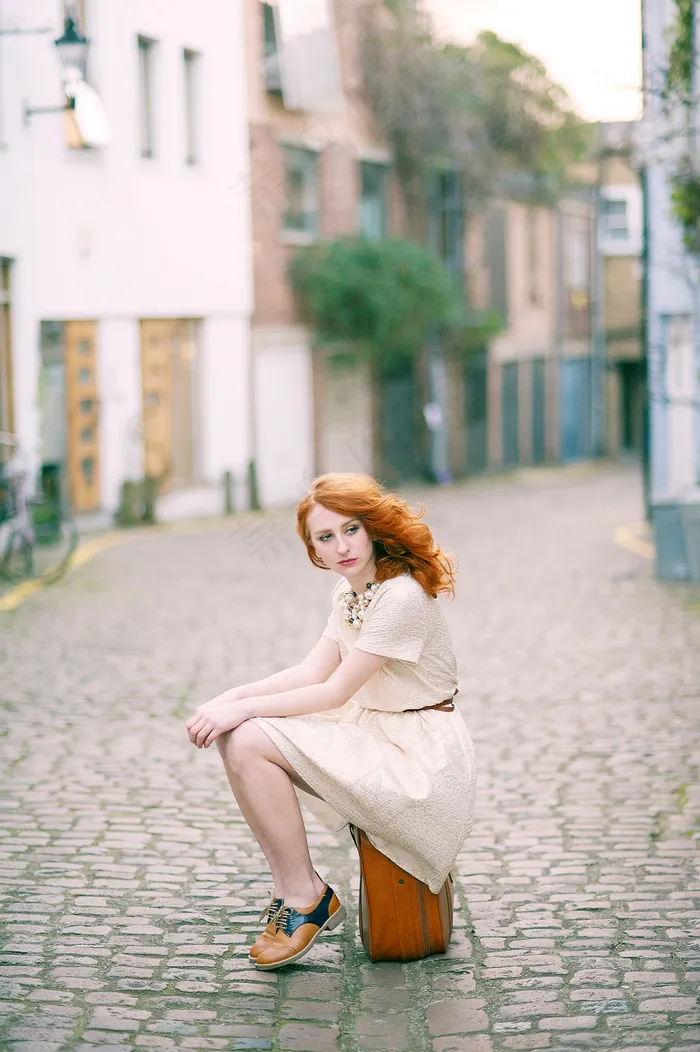 清新唯美可爱的女孩摄影图片