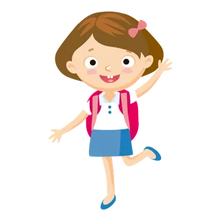 背书包的卡通人物