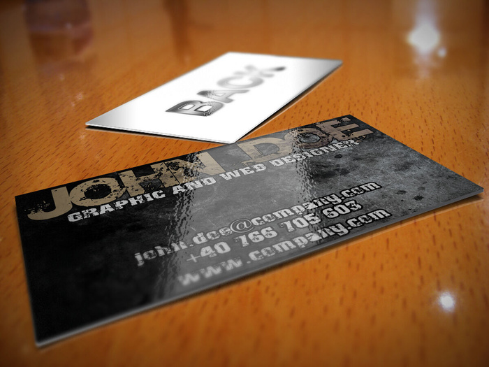 名片样机设计素材