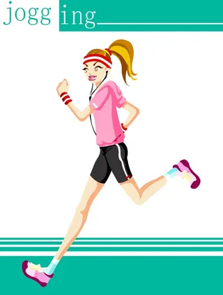 绿色卡通风动画动漫素描线稿海报图片素材矢量图人物54