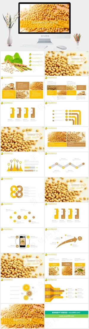 农业粮食PPT模板ppt模版