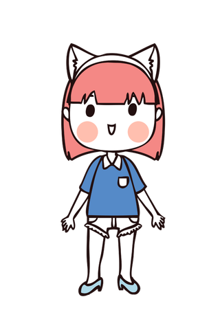 简约风PNG卡通小人动漫动画人物免扣图片素材 (86)