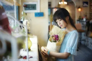 摄影图片人物美女模特照片