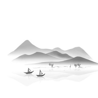 中国风山水祥云PNG免扣素材