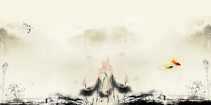 psd中国风背景psd模版下载
