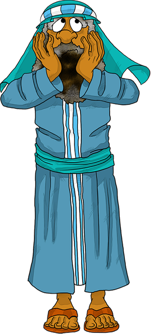 沙特人物简笔卡通