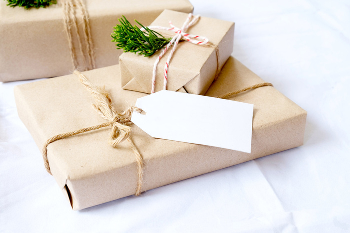 圣诞节礼物盒圣诞球元素装饰场景特写近景(64)