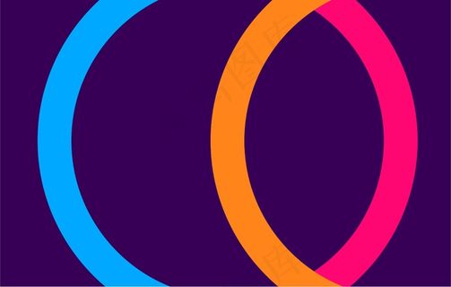 炫彩几何图形背景 几何艺术设计