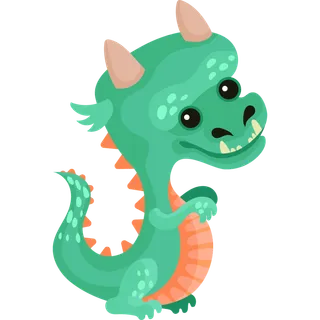 卡通恐龙生日宝宝宴派对素材恐龙派对免扣素材