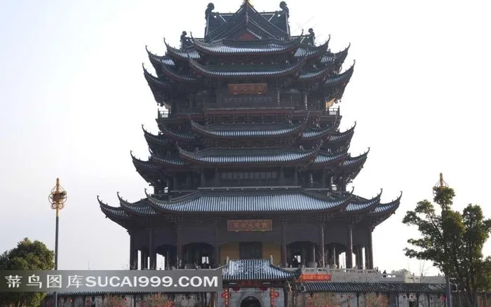 苏州重元寺佛塔素材