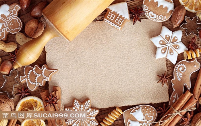 圣诞节装饰元素饼干素材
