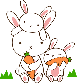 兔子一家兔年