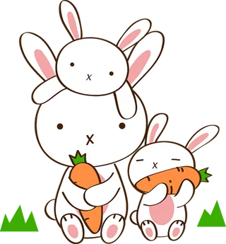 兔子一家兔年