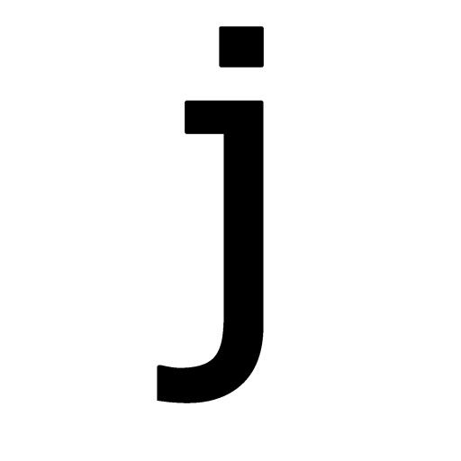 字母J PNG免抠(1500x1500)