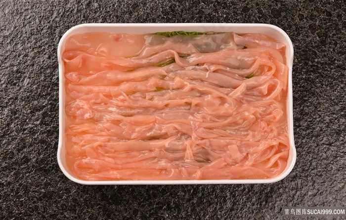 新鲜生鸭肠高清美食图片