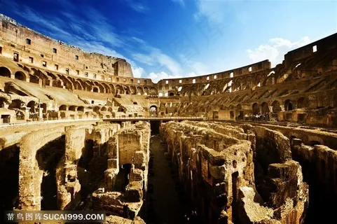 罗马斗兽场建筑物内部图片素材 罗马斗兽场建筑物内部图片素材