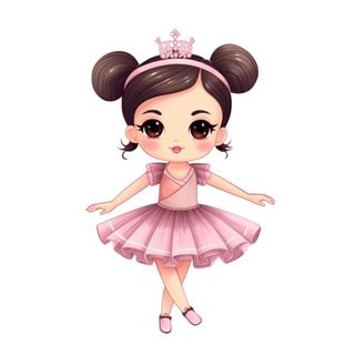 穿裙子跳舞的女孩免抠