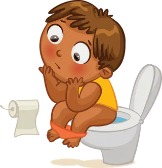 上厕所卡通