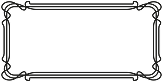 欧式复古线条边框花纹AI矢量LOGO角框花边分割线设计PSD卡片素材