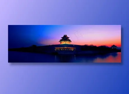 故宫角楼传统建筑美图素材