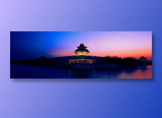 故宫角楼传统建筑美图素材