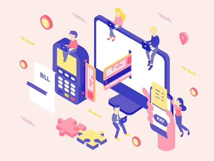 商务2.5D未来科技商务素材