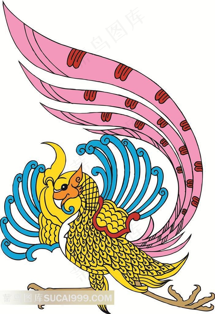 美丽的凤凰素材图片
