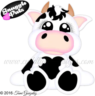 奶牛图标卡通简笔现代农业